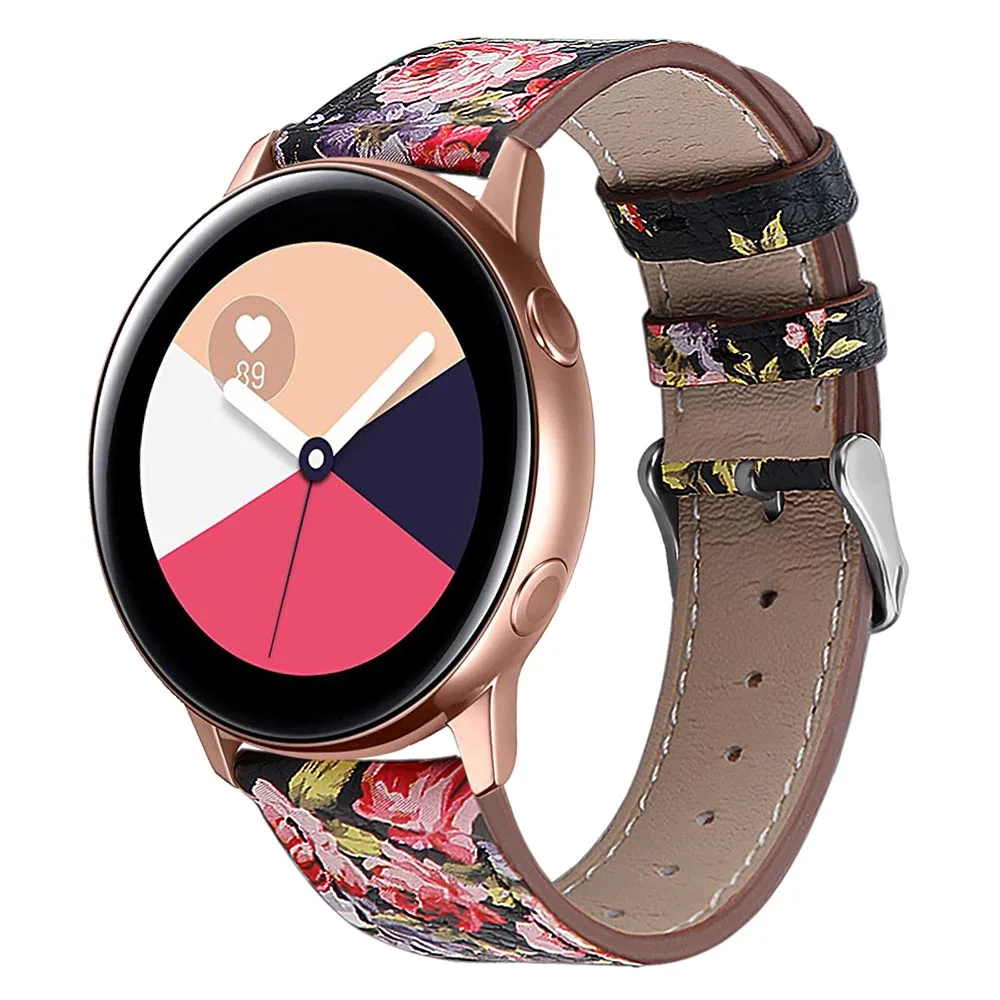 For Samsung Galaxy Watch Active (40mm) Bands Leather Strap Replacement Bucle Wrist Band for SM-R500 | Электроника