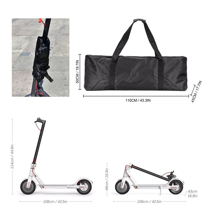 

Portable Backpack Handbag Scooter Transport Bag Waterproof Electric Scooter Storage Bag Scooter Travel