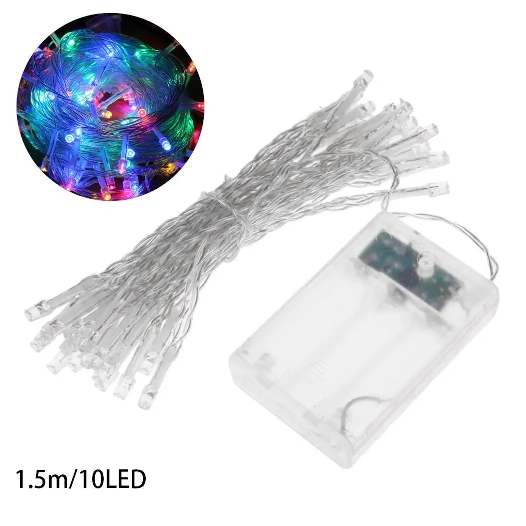 multi-color 1.5m Новые экологически чистые 6 стиль свадебные светодиодные декоративные фонари, обычный IP65 форма дерево E14 220V огни 30000H 10LM для наружного, патио - Испускаемый цвет: multi-color 1.5m