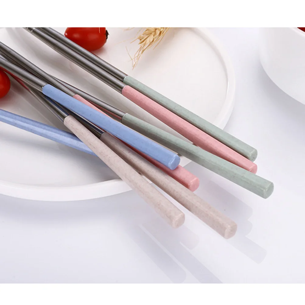 1 Set of Kitchen Utensils 304 Stainless Steel Flatware Set Portable Outdoor Travel Tableware Set for Camping Home