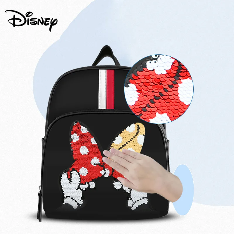 Disney USB Мумия сумка на плечо многофункциональная Большая вместительная сумка для мам Новая мода ребенок выход Изменить цвет изменить лицо