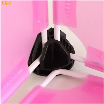 

10PCS Simple Wardrobe Buckle Cube Modular Firmly Connected Shelf Storage Cabinet Buckle Connectors Wear-resistant Black /White