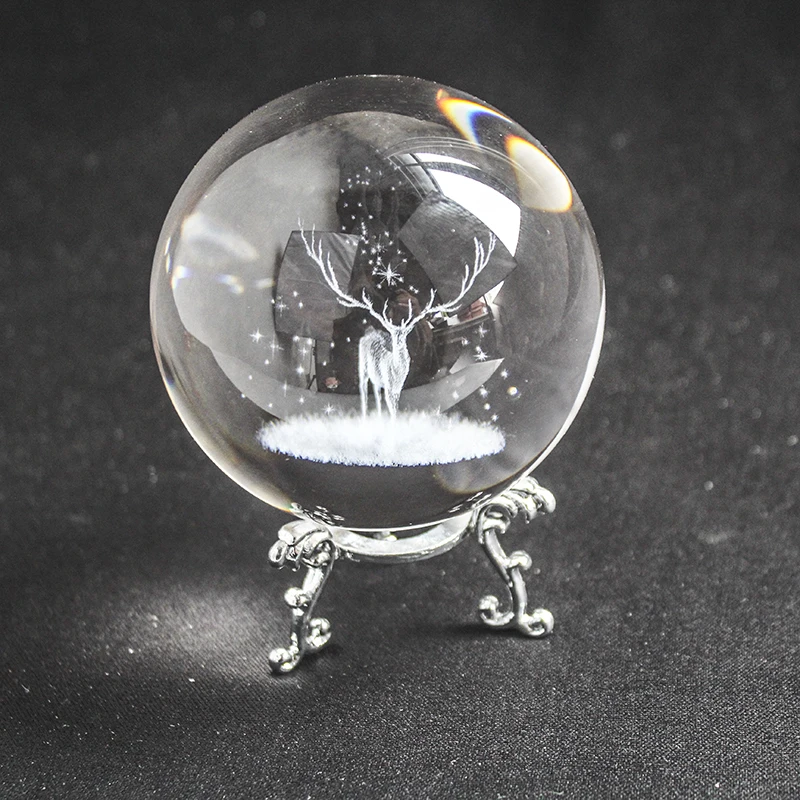 Хрустальный подарочный 3d шар фэн шуй аксессуары для дома декоративный