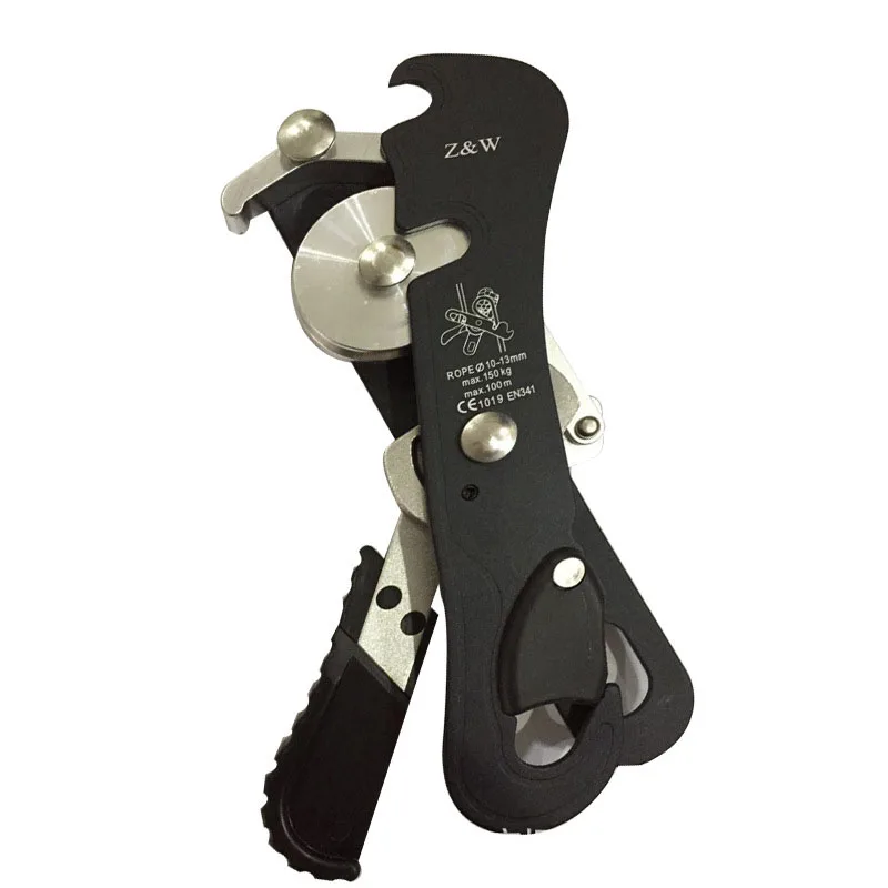Hand Descenders Outdoor Rock Climbing Descender Antifall Aluminum Magnesium Alloy Slow Descent