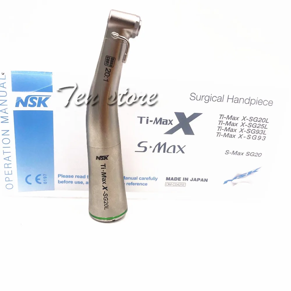 Высокое Качество nsk для зубов TI MAX тип наконечника против угол волокна светодиодный Электрический мотор