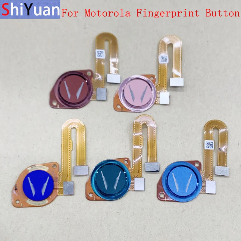 Sensore Di Impronte Digitali Pulsante Home Flex Cable Ribbon Per Motorola G9 Play G9 Plus G9 Power Touch Sensor Flex Con Logo Parti Di Riparazione