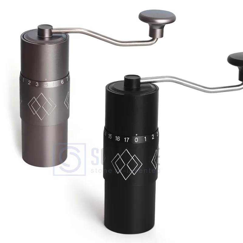 

Новый дизайн Высококачественная алюминиевая ручная кофемолка из нержавеющей стали шлифовальная мини-кофемолка