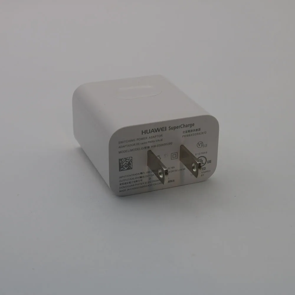 HUAWEI Supercharge US настенное зарядное устройство супер зарядное устройство адаптер для P20 P10/Pro/MATE 9 10 20 Pro Honor V10 Note 10 Быстрая зарядка