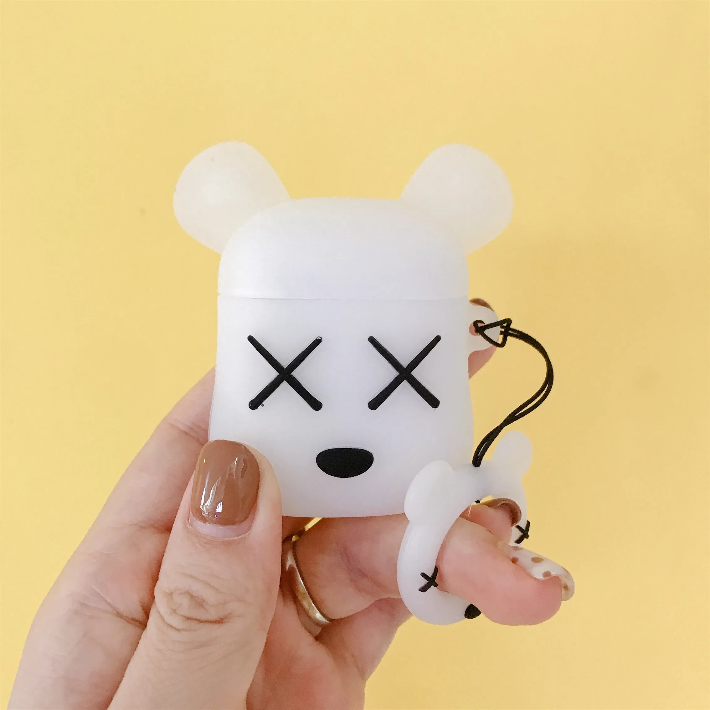 Новые Мультяшные беспроводные bluetooth наушники чехол для Apple AirPods силиконовые зарядки наушники Чехлы для Airpods 2 защитный чехол - Цвет: 13