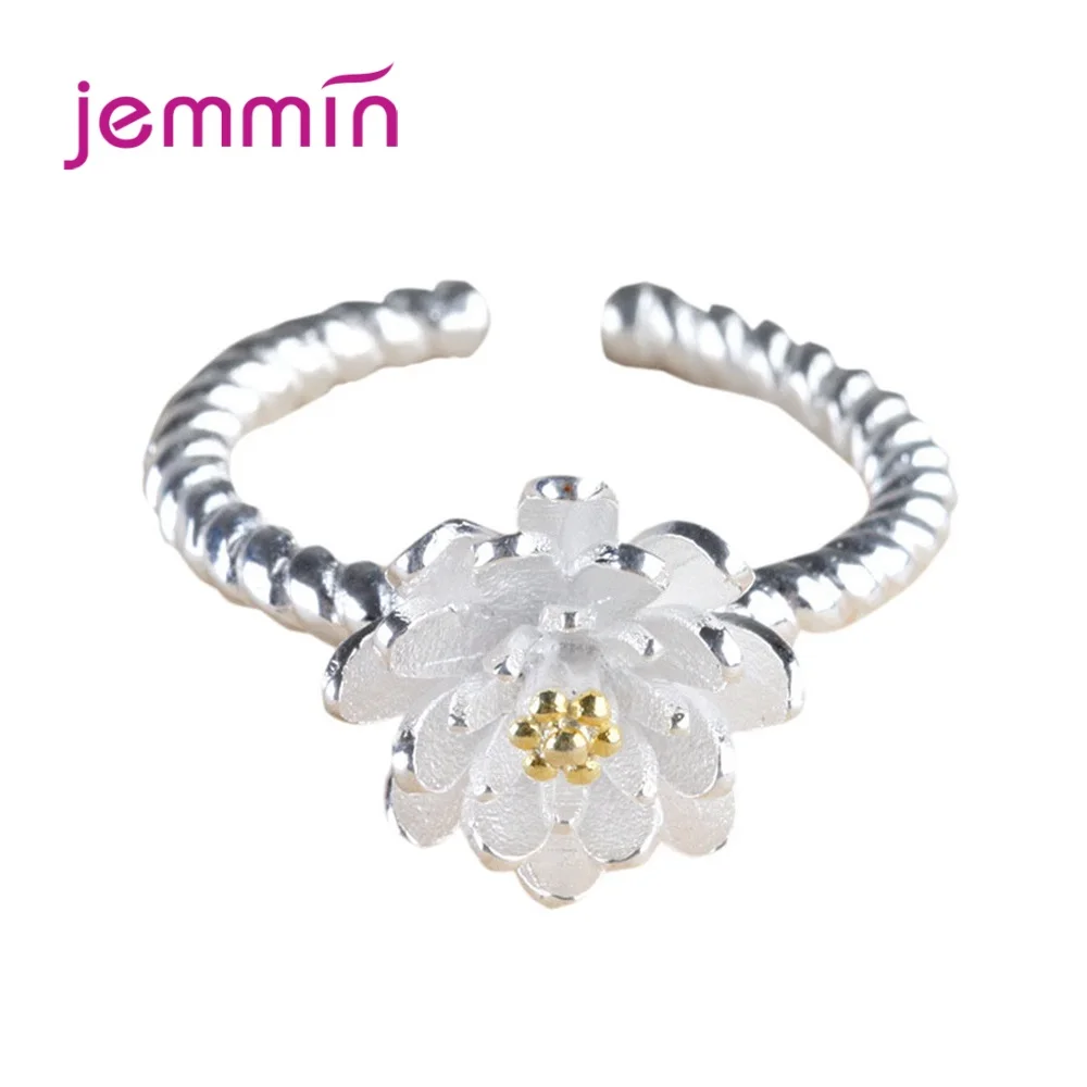 Модный набор украшений для женщин дизайнерская подвеска в виде цветка ожерелье кольцо серьги-кольца 925 пробы серебро CZ Кристалл женская вечеринка