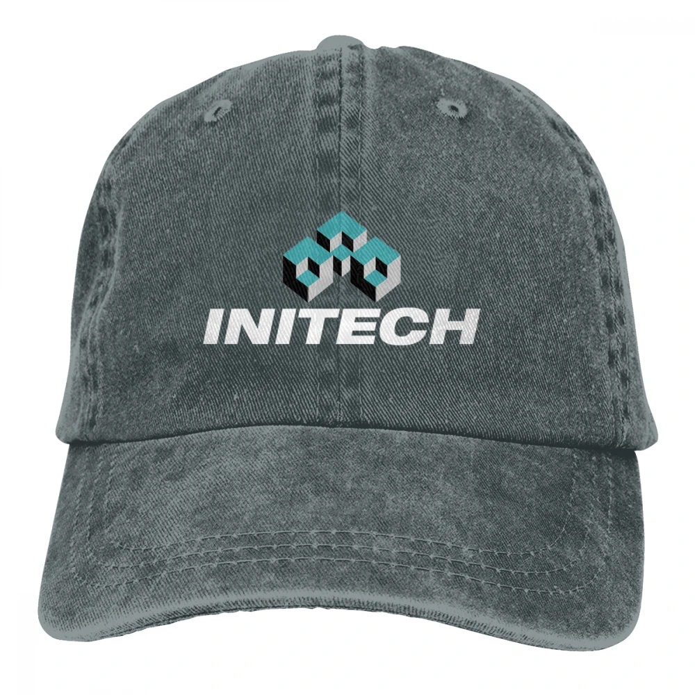 Initech Casquette натуральный унисекс Мужские Женские джинсовые бейсболка с ремешком кепки Регулируемый Гольф папа шляпа