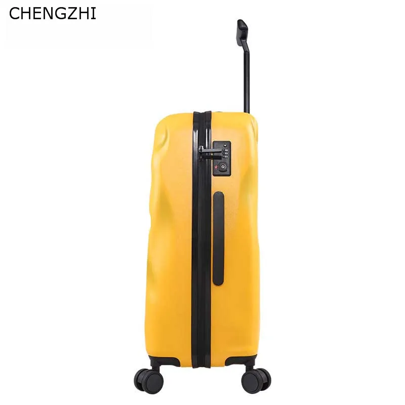 CHENGZHI Личность ретро повреждения Стиль PC чемодан на колёсиках Spinner бренд путешествия Suitcas на колесах 2" 22" 2" 26" 29 дюймов