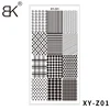 1pc Anger Nail Templates Stamping Plate Design butterfly leaf flower Stamp Nail Art Tools Stainless Steel Templates Plates#Image 3