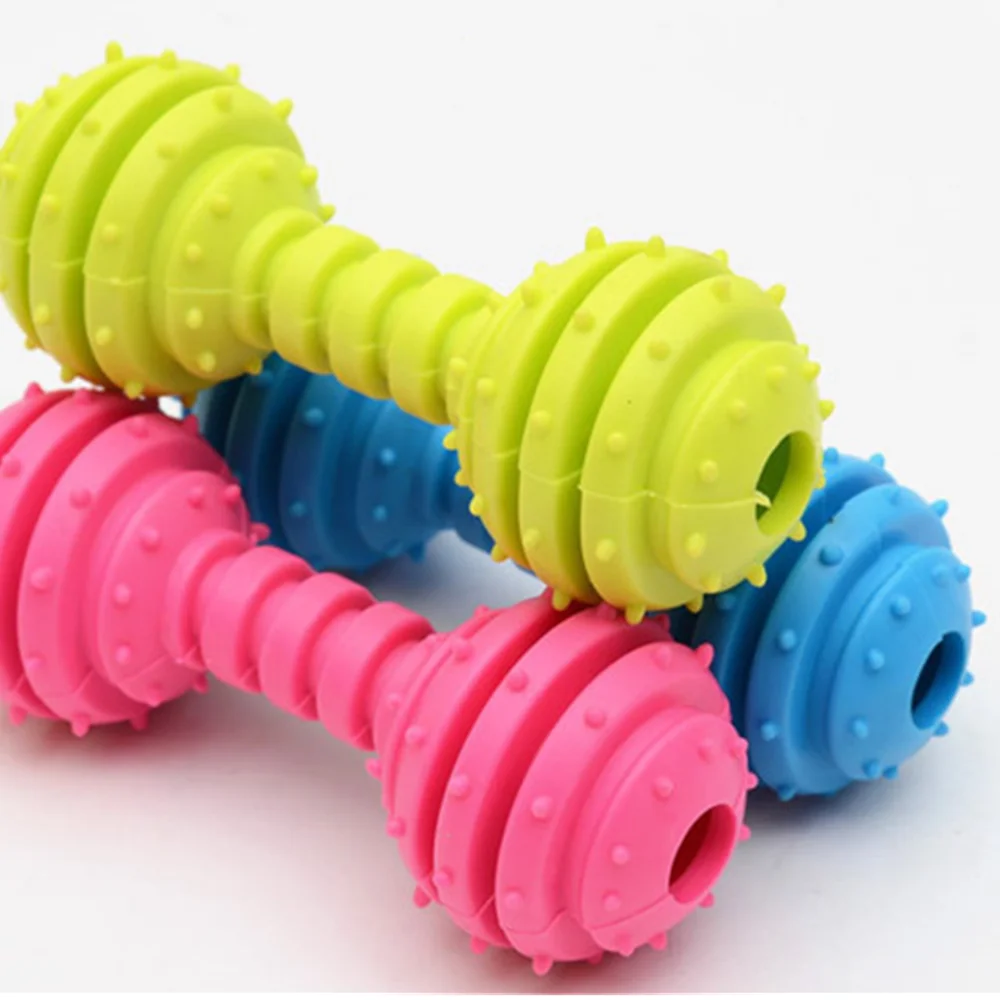 

Pet Toy Dog Chew Squeaky Rubber Toys Vocal Molar Toy Funny Cat Puppy Dogs Interactive Training Tooth Cleaner Toy