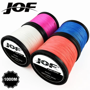 

JOF Brand 1000M PE Braided Fishing Line 8Stands 22-88LB Multifilament Fishing Line Carp Fishing Wire