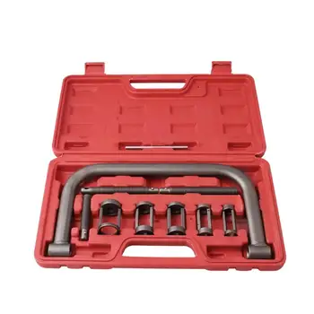 

1 Set Automotive Cylinder Head Valve Oil Seal Removal Spring Compressor Tool C Clamp Service Set Automatic Compression Spring