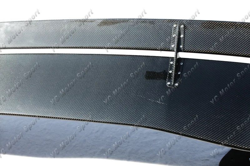 2001-2007  Mitsubishi Evolution 7-9 Voltex Type5 Style Trunk Spoiler GT Wing 1700mm CF with 29mm Aluminum Stands (5)