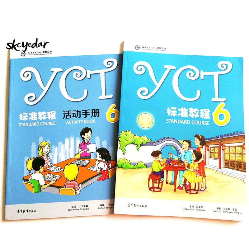 YCT Standard Course 6 Chinese Textbook +Activity Book 6 for Entry Level Primary School and Middle School Students from Overseas