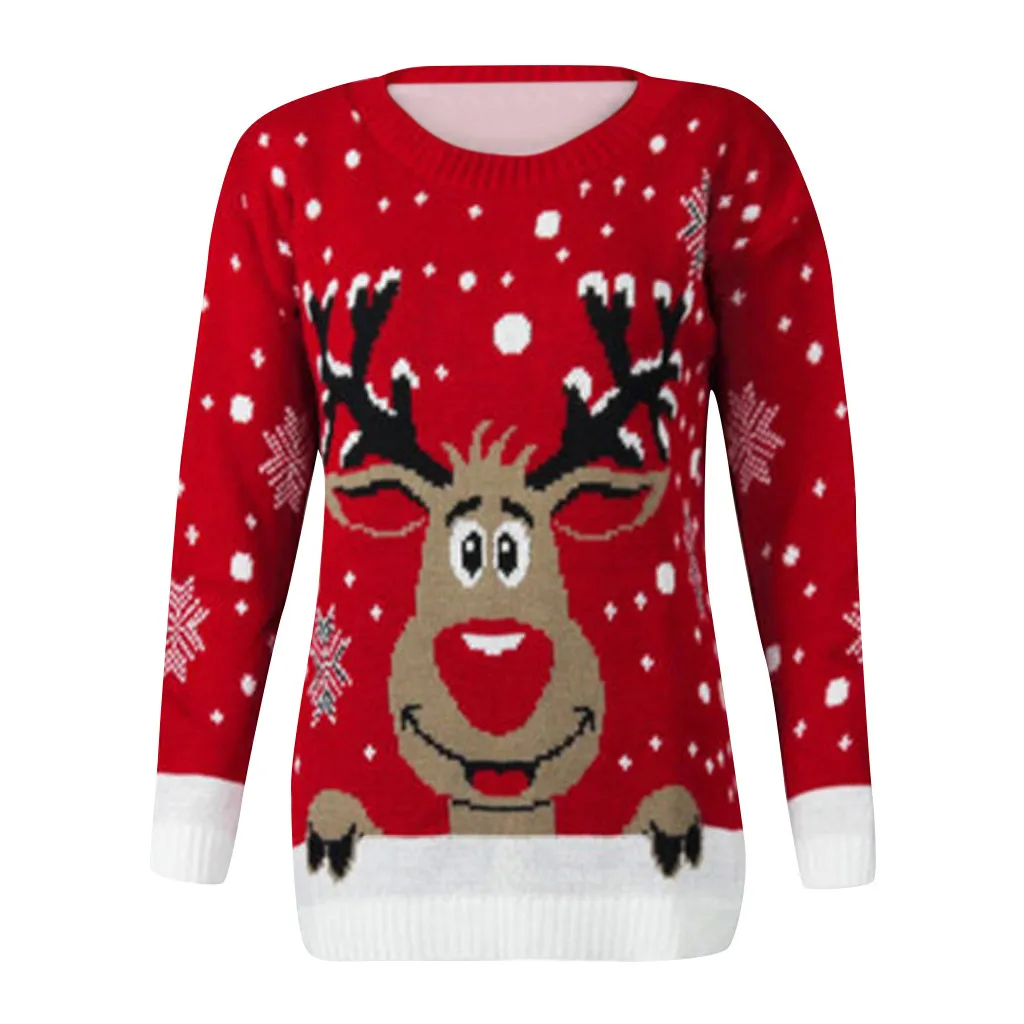 2019 3D Jumper Snowman Deer NEW Santa Claus Xmas Patterned Sweater Ugly Christmas Sweaters Tops For Men Women Pullovers Blusas | Женская