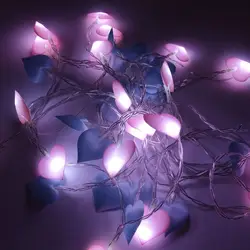 Романтическая лампа в форме сердца 3 м, уникальное тканевое освещение, праздничное декоративное освещение, праздничные вечерние