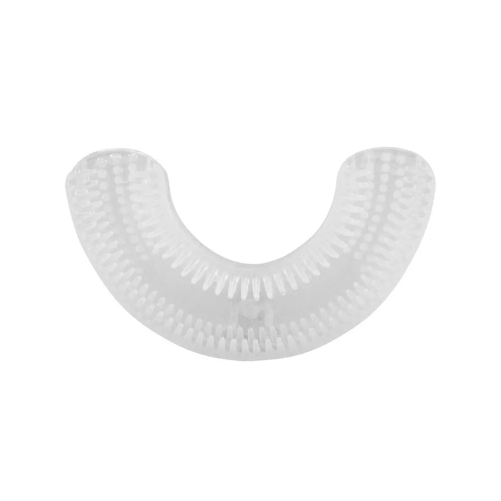 Водонепроницаемый дизайн u-образный детский силиконовый 360 градусов звуковая автоматическая электрическая зубная щетка отбеливающая зубная щетка