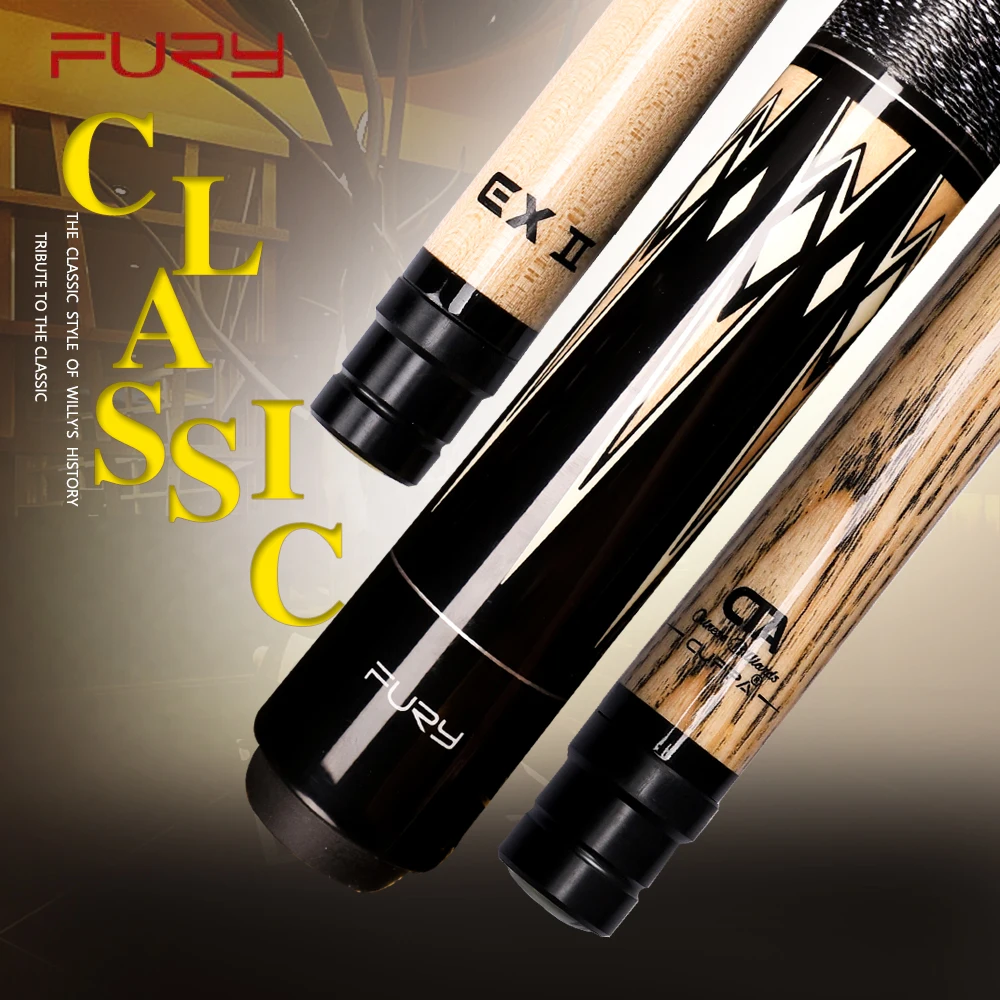 Fury Dl Klassieke Pool Cue Stick Kit Biljart Cue11.75/12.75Mm Tips Maple/Ash Twee Assen Technologie 10 stuks Professionele Billiar Fury Dl Klassieke Pool Cue Stick Kit Biljart Cue11.75/12.75Mm Tips Maple/Ash Twee Assen Technologie 10 stuks Professionele Billiar
