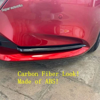 

Lapetus Front Face Fog Lights Lamp Eyelid Eyebrow Decoration Strip Cover Trim Fit For Mazda 6 2019 2020 ABS Accessories Exterior