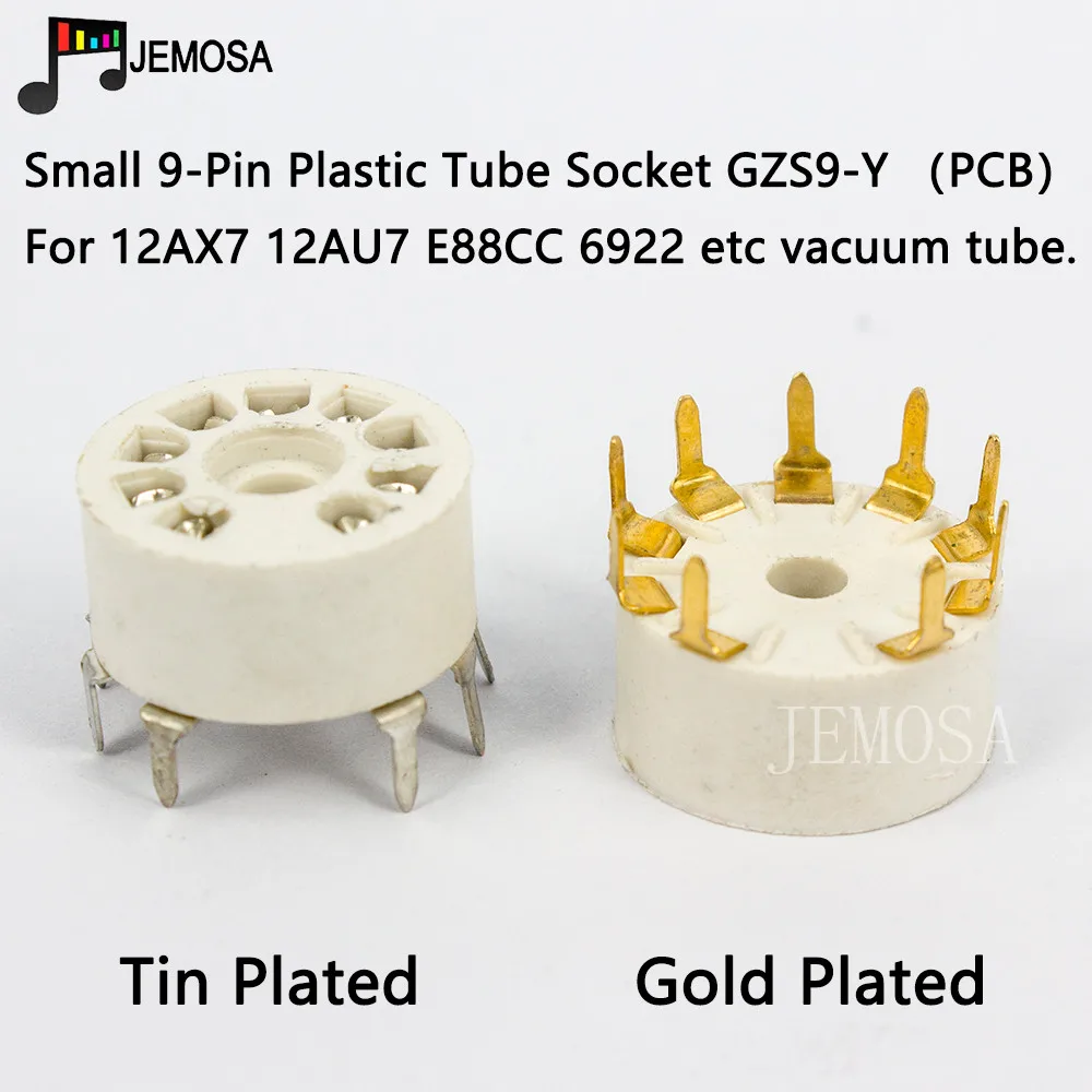 Вакуумная Трубная розетка для 12AX7 12AT7 12AU7 ECC81 ECC82 ECC83 EL84 6922 винтажный Hifi трубный