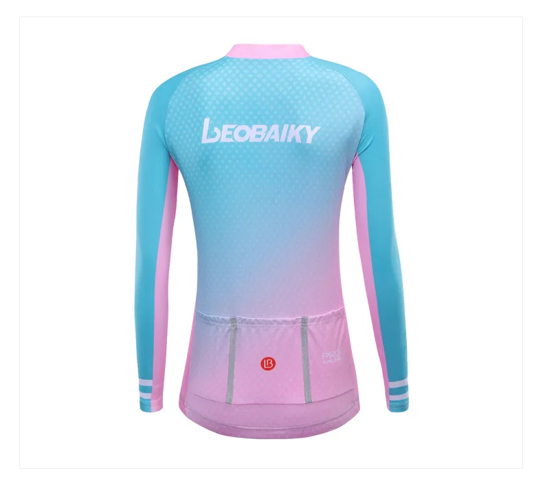 LEOBAIKY Pro велосипедная майка женская велосипедная одежда Roupa Maillot ciclismo с длинным рукавом для езды на велосипеде Женская одежда для велоспорта
