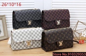 

Luxury Louis Vuitton LV- Leather Handbags Women Bags Designer Brand Women's Shoulder Bags Large Capacity Ladies Hand Bags L110