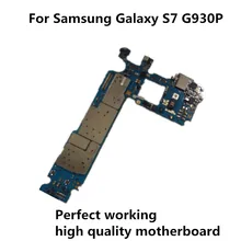 Используется для Samsung Galaxy S7 G930P материнская плата оригинальная разблокированная материнская плата с чипами IMEI OS Хорошая рабочая логическая плата