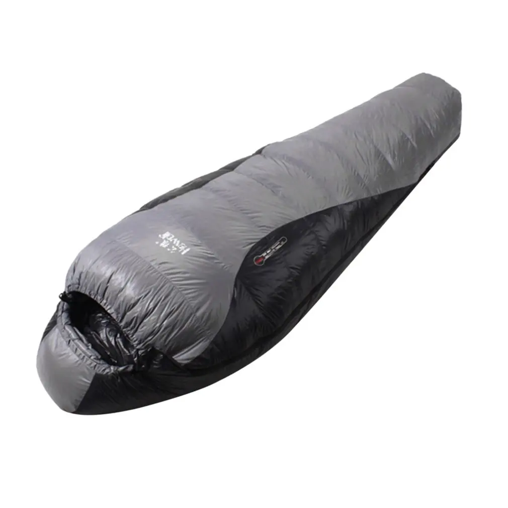 

Autumn Winter Waterproof Warm Mummy Sleeping Bags Sport Hiking Outdoor Camping Ultra Light Thickening Duck Down Adult