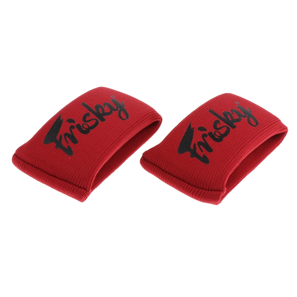 Gel Fist Slip-On Knuckle Sleeves Protectors Combat Sports Hands Finger Protective Gear for Boxing Fighting MMA Sanda Muay Thai - Цвет: Red 9x5cm