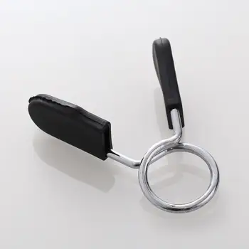 

Dumbbell Spring Clips Collars Barbell Gym Weight Bar Dumbbell Lock Clamp Metal Rubber Training Durable Fashion