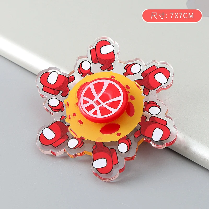 2024 Anime Fidget Spinner Fidget Toy Spinning Top Cartoon Fingertip Gyro Toys For Children Stress Relief Toys Gifts for Boy