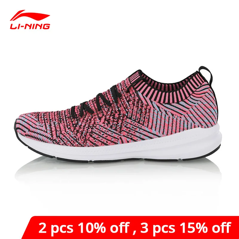 Женские беговые кроссовки Li Ning REACTOR V2 дышащие с подкладом удобная спортивная
