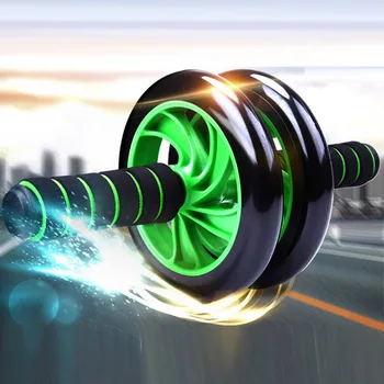 

New Ab Roller Muscle Exercise No Noise Abdominal Wheel Ab Roller with Mat For Arm Wrist Leg Exercise Gym Fitness Equipment