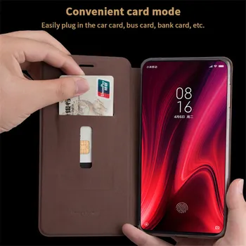 

MOFi For Xiaomi Redmi Note 8 K20 Pro 8T Flip Leather Case For Redmi 8 8A Book Style PU Leather Stand Soft TPU Back Cover Shell