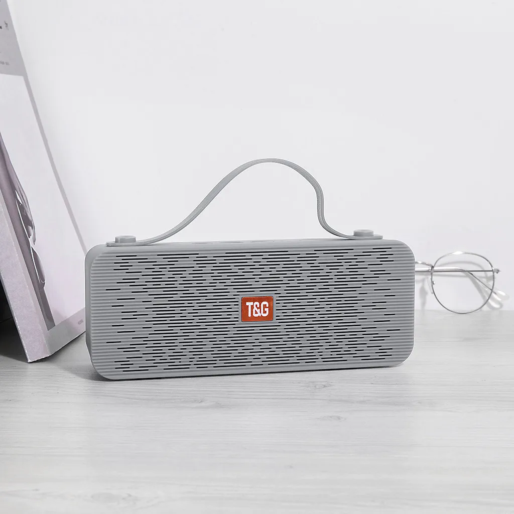 Hifi портативный беспроводной Bluetooth динамик стерео сабвуфер портативный сабвуфер для компьютера samsung телефон Поддержка Tf карта чтения