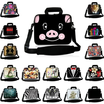 

Funda Laptop Accessories Neoprene 10 12 13 14 15 17 15.6 inch Notebook Messenger Handle Briefcase Computer Shoulder Case Pouch