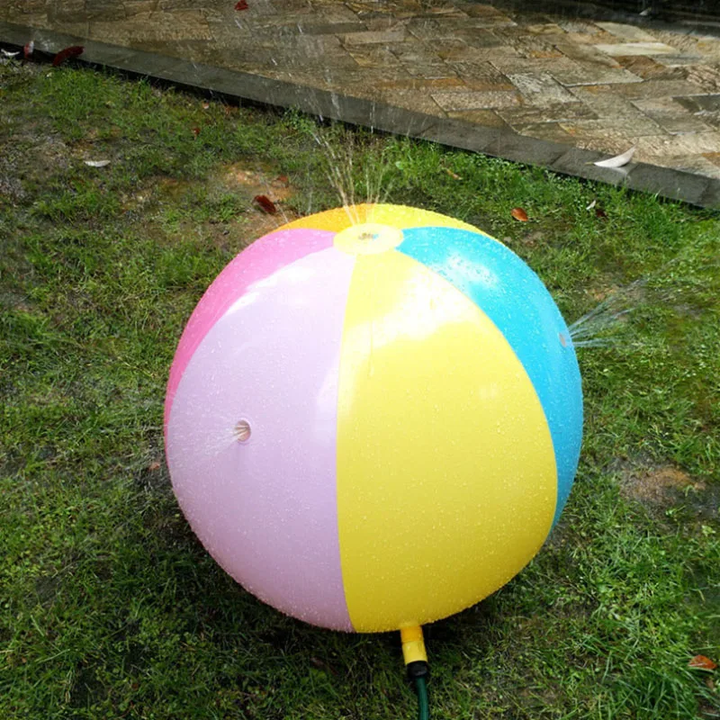 Надувной ПВХ водный струйный пляжный шар открытый игровой водный шар летний водный струйный шар газон игровой шар 29,5 дюймов Диаметр