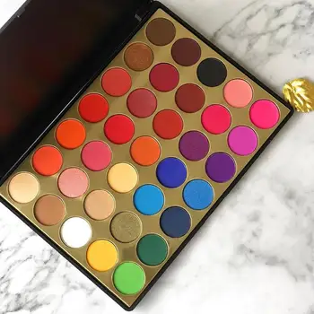 

35 Color Beauty Glazed Eyeshadow Palette Colorful Eye Shadow Palette Glitter Shimmer Make Up Pigment Matte Eye Shadow