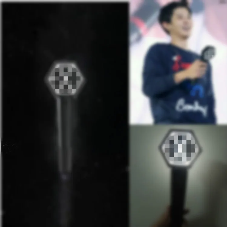 [MYKPOP] Прямая поставка черная световая палочка для концертов мигающая лампа