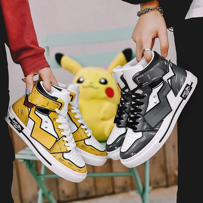 

2019 Student couple shoes casual shoes sports shoes men's shoes elf breathable wear casual outdoor flat shoes paint bright