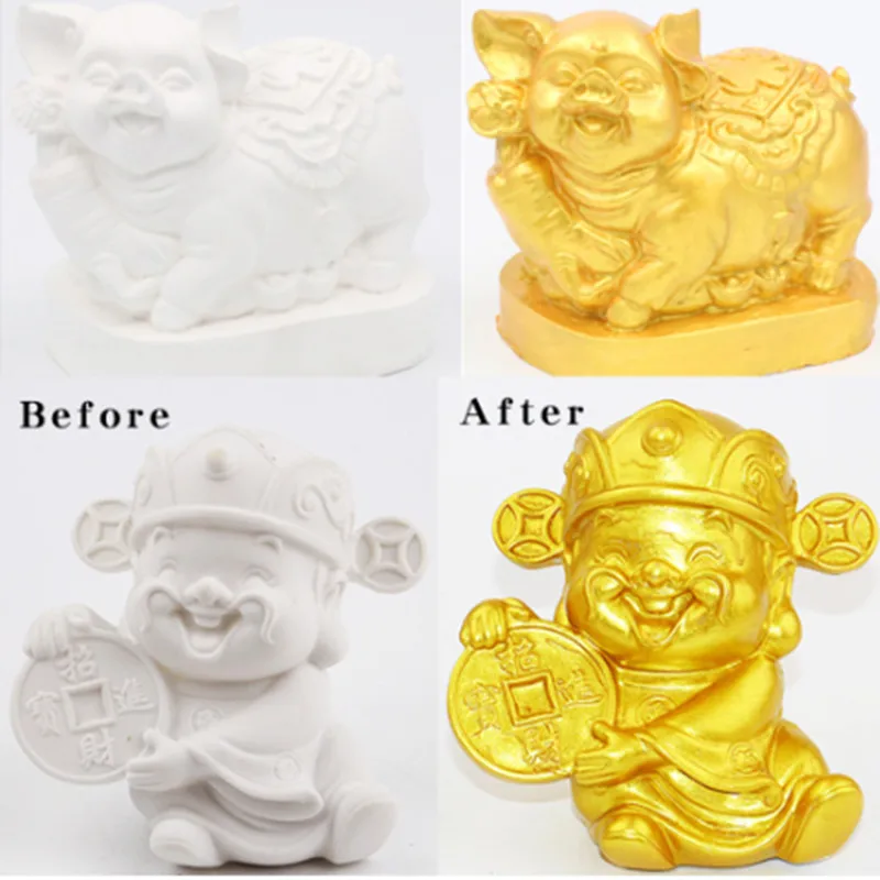 50g Hot stamping bright Gold paint,Metal lacquer, wood paint, tasteless  water-based paint,Can be applied on any surface - AliExpress