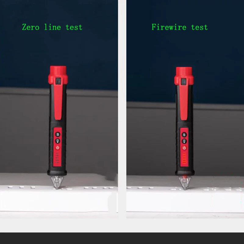 Умный тестовый карандаш 12~ 1000 В Бесконтактный детектор напряжения индукционный электроскоп звук и светильник сигнализация