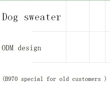 Свитер для милой собаки Высококачественная модная одежда собак B970 | Дом и сад