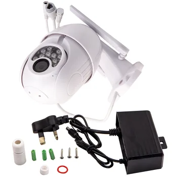 

3.6MM 1080P WIFI IP Camera WHITE Wireless Outdoor CCTV HD Home Security IR Cam