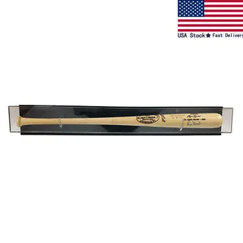 

NEW! DELUXE WALL MOUNT 5mm THICK ACRYLIC BASEBALL BAT DISPLAY CASE -UV PROTECTED