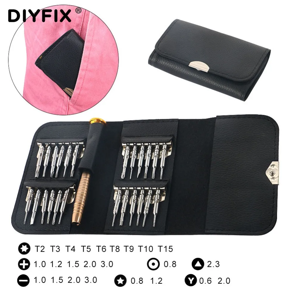 DIYFIX Инструменты для ремонта мобильных телефонов Набор отверток для iPhone MacBook Xiaomi Tablet PC маленькая игрушка разборка ручной набор инструментов